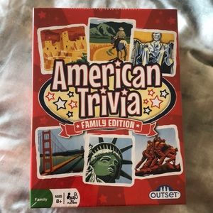 American trivia family edition, family board game